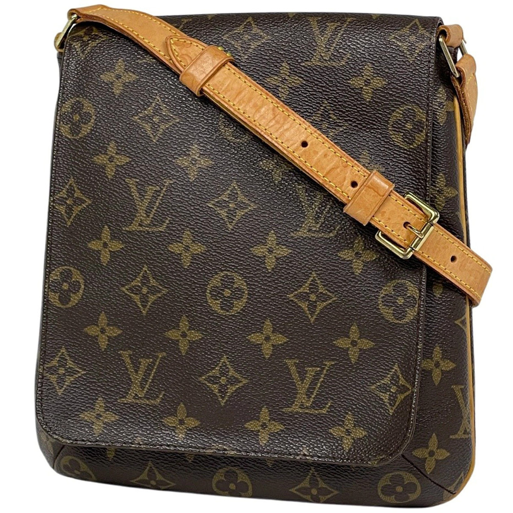Louis Vuitton Musette Salsa Short Shoulder Bag Monogram Brown